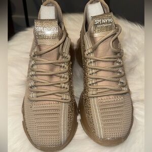 Steve Madden maxima rhinestone sneakers